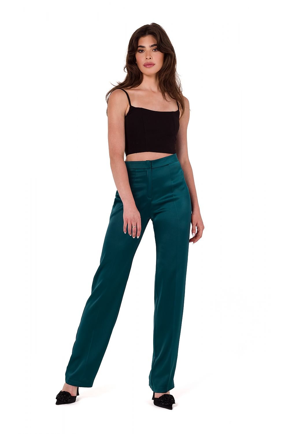 Elegant Satin Trousers for Women