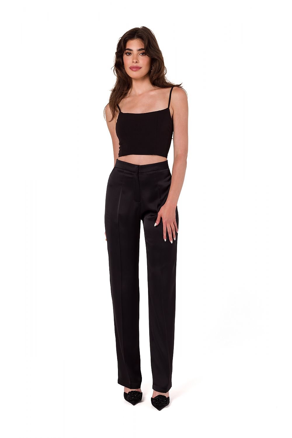 Elegant Satin Trousers for Women