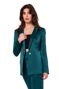 Elegant Satin Women's Jacket