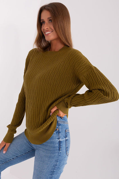 Viscose Jumper with Variegated Texture - Michelle & Kenza Co.