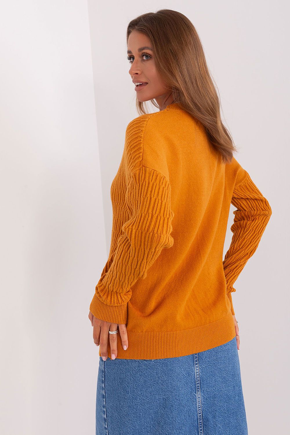 Chic Variegated Texture Jumper