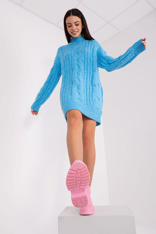 Acrylic Jumper with Turtleneck Design - Michelle & Kenza Co.