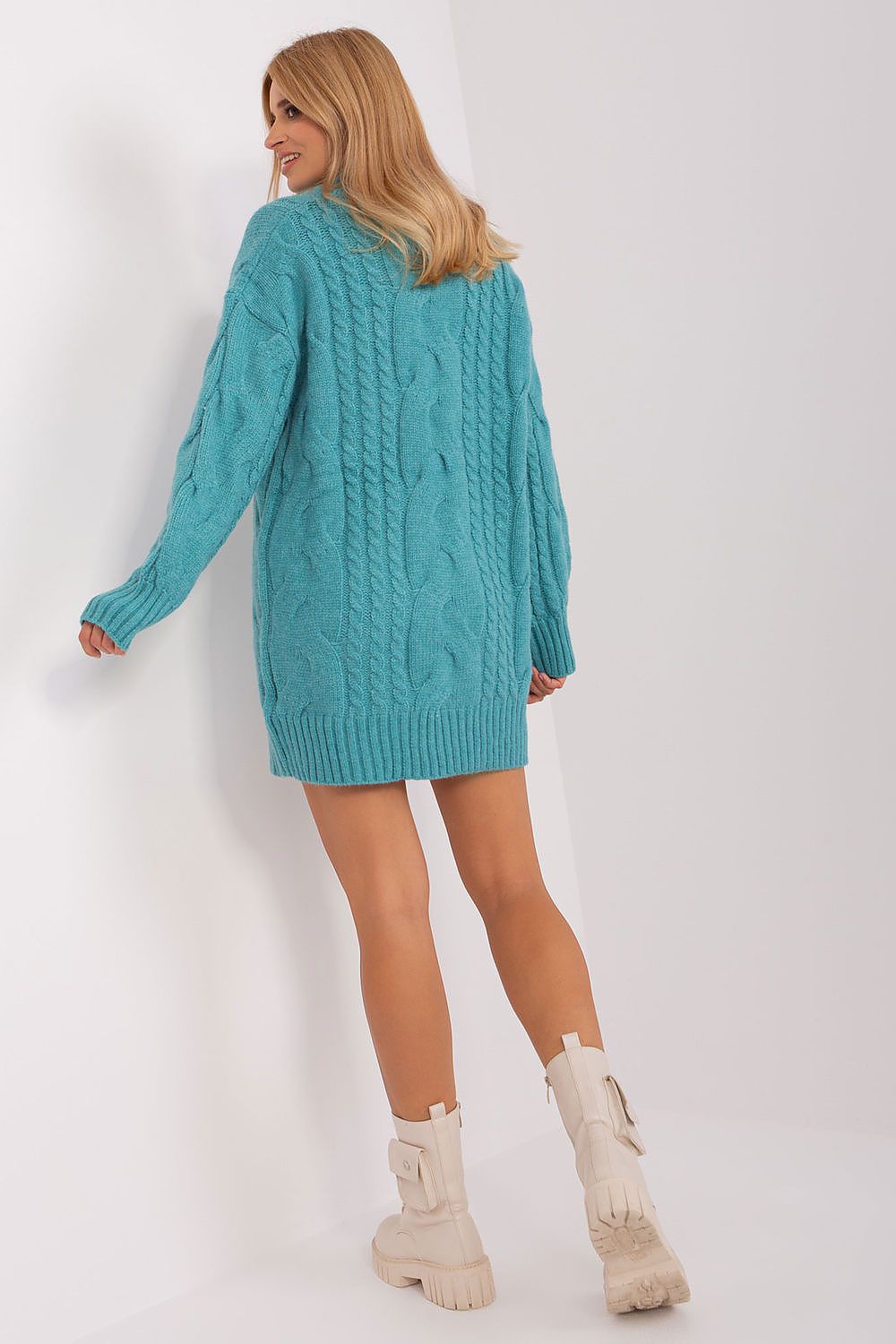 Oversized Turtleneck Jumper Dress