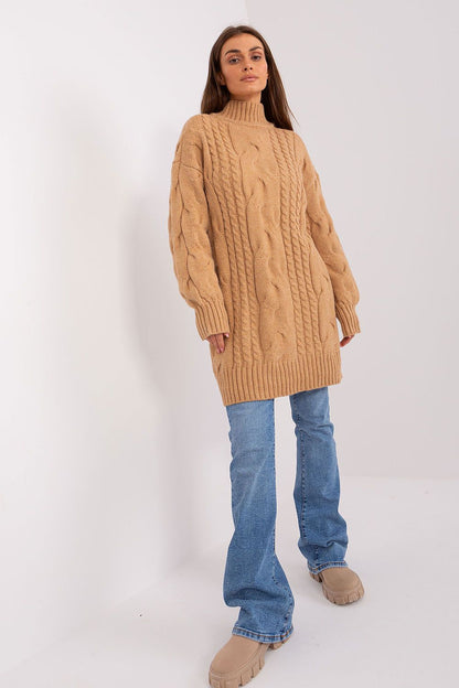 Oversized Turtleneck Jumper Dress