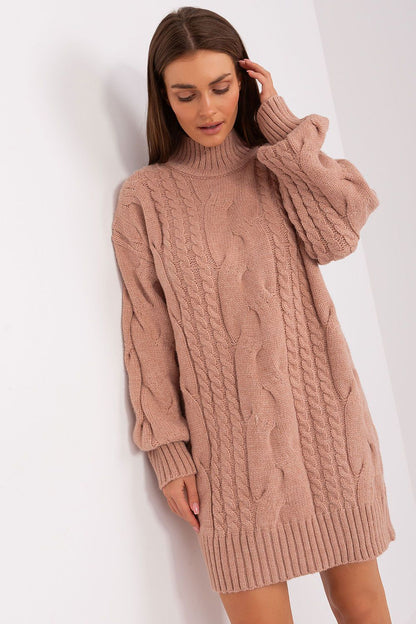 Oversized Turtleneck Jumper Dress