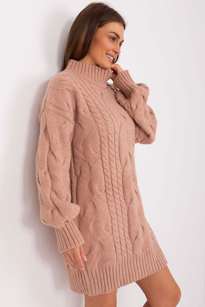 Oversized Turtleneck Jumper Dress