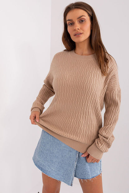 Chic Variegated Texture Jumper