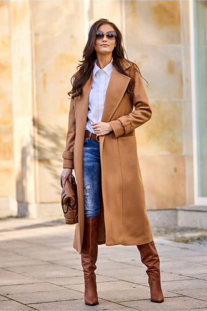 Timeless Waist-Tie Coat