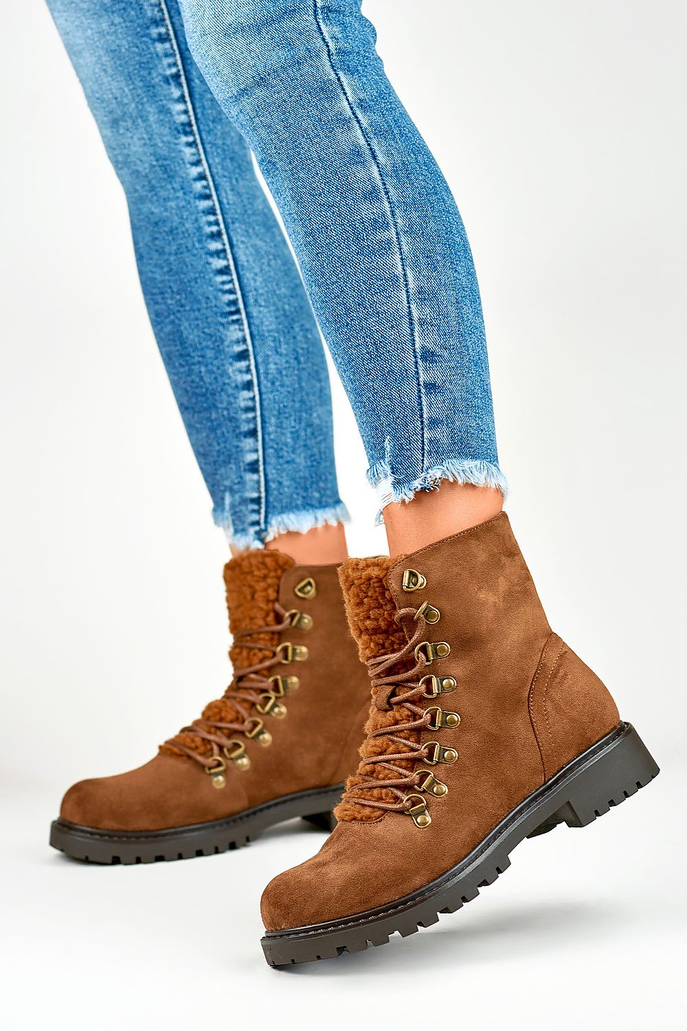 Comfortable Suede Platform Booties