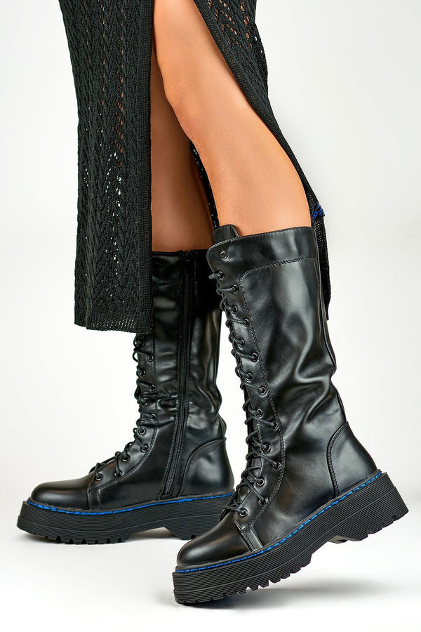 Camilla Eco Leather Thigh-High Boots