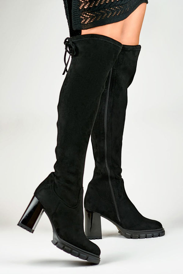 Aurora Fur-Lined Stiletto Boots