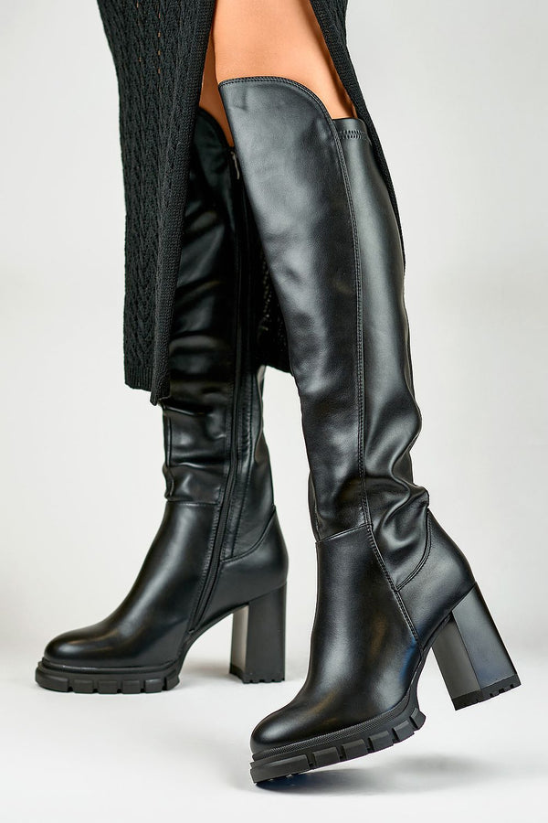 Ella Fur-Lined Heel Boots