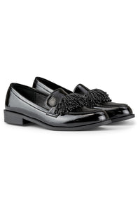 Comfortable Patent Leather Half Shoes