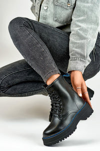 Warm Eco Leather Booties