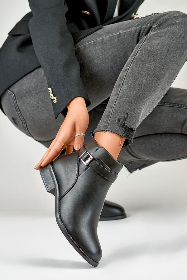 Comfortable Eco-Leather Ankle Boots