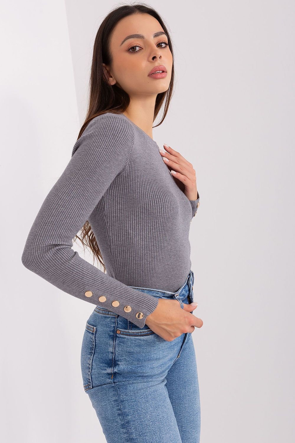 Charming Ribbed Sweater