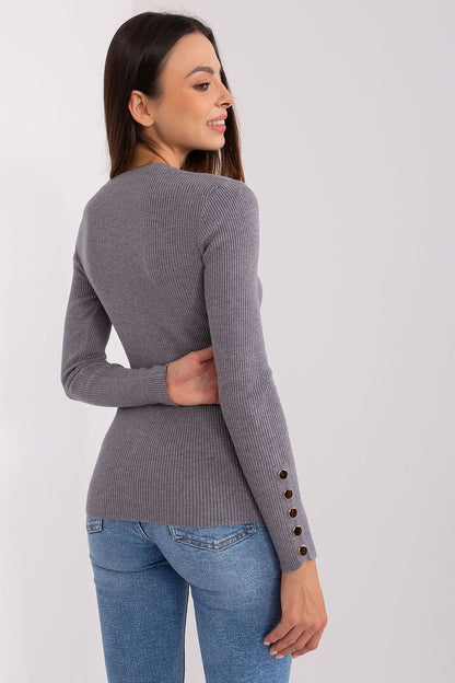 Charming Ribbed Sweater