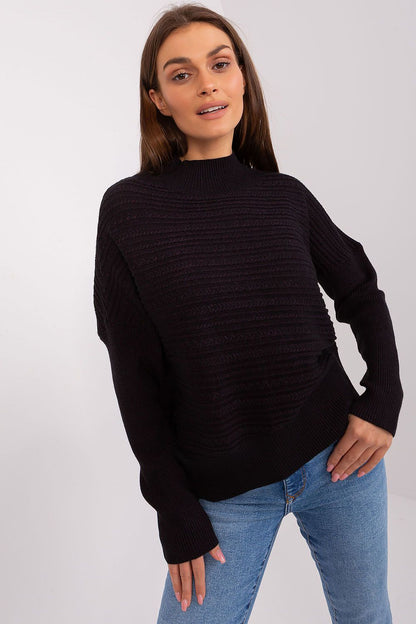 Chic Low Turtleneck Casual Sweater