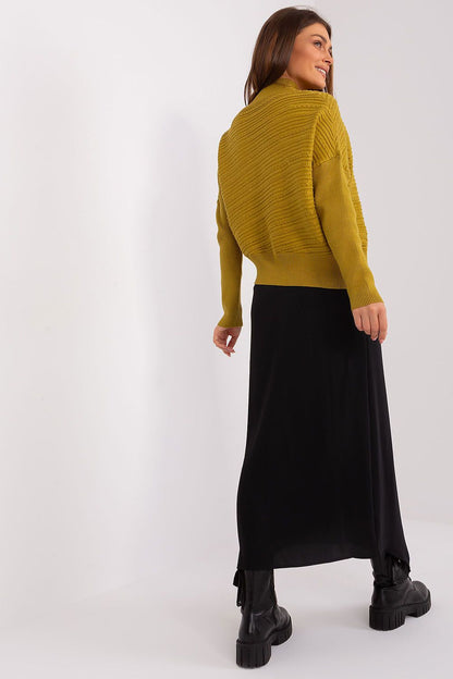 Chic Low Turtleneck Casual Sweater