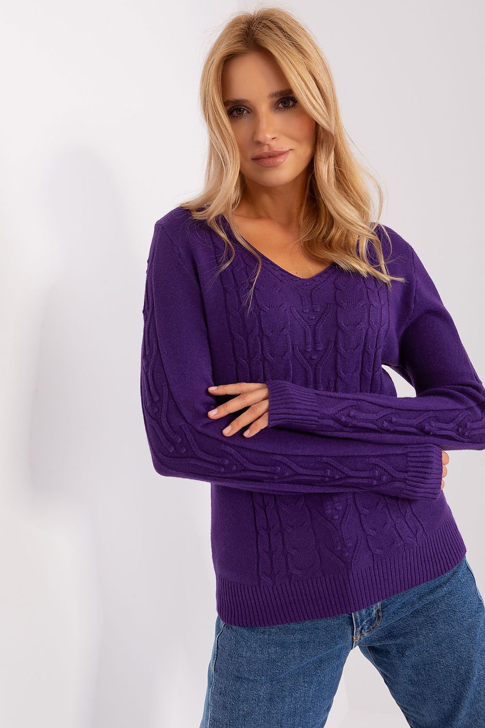 Comfort Cotton V-Neck Sweater