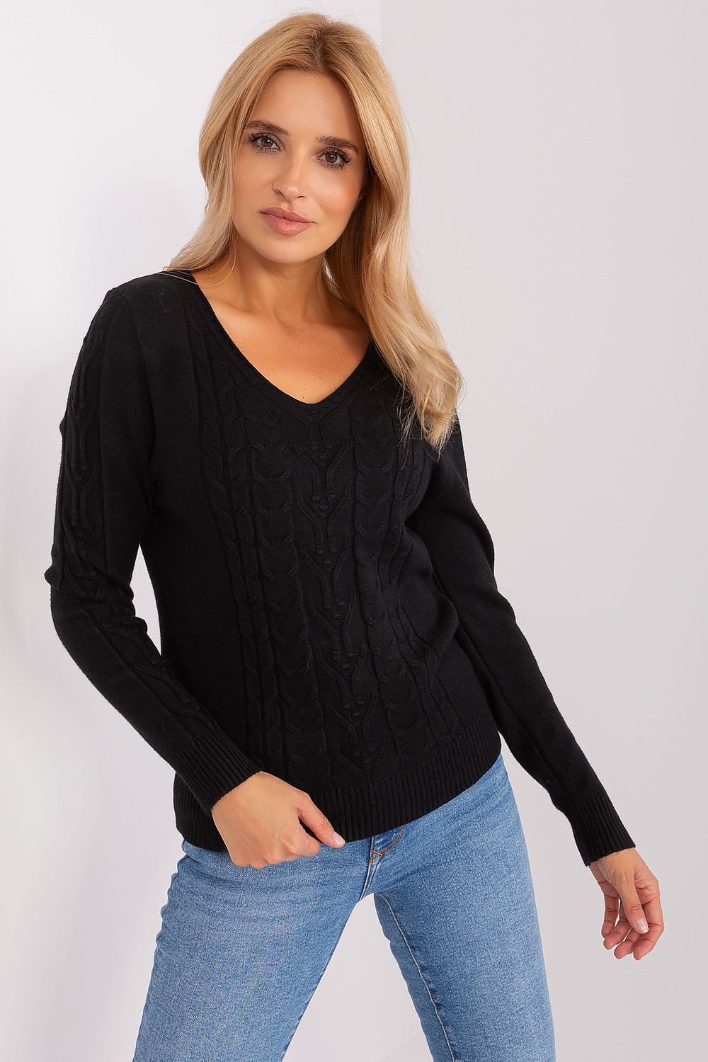 Comfort Cotton V-Neck Sweater