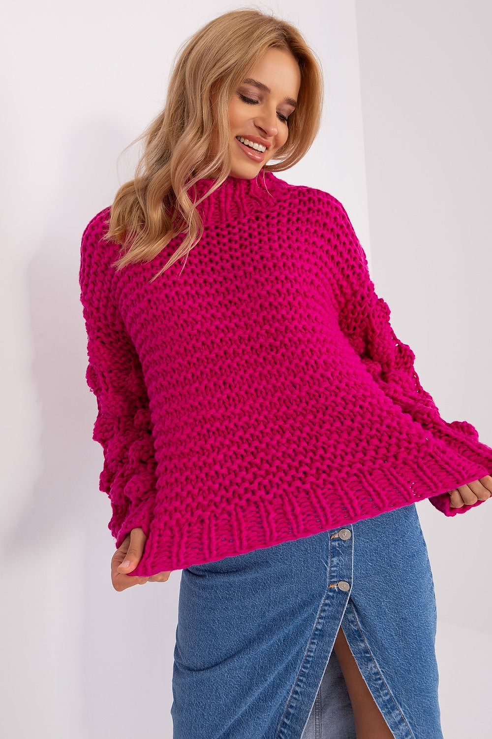 Puffed Sleeve Cozy Jumper