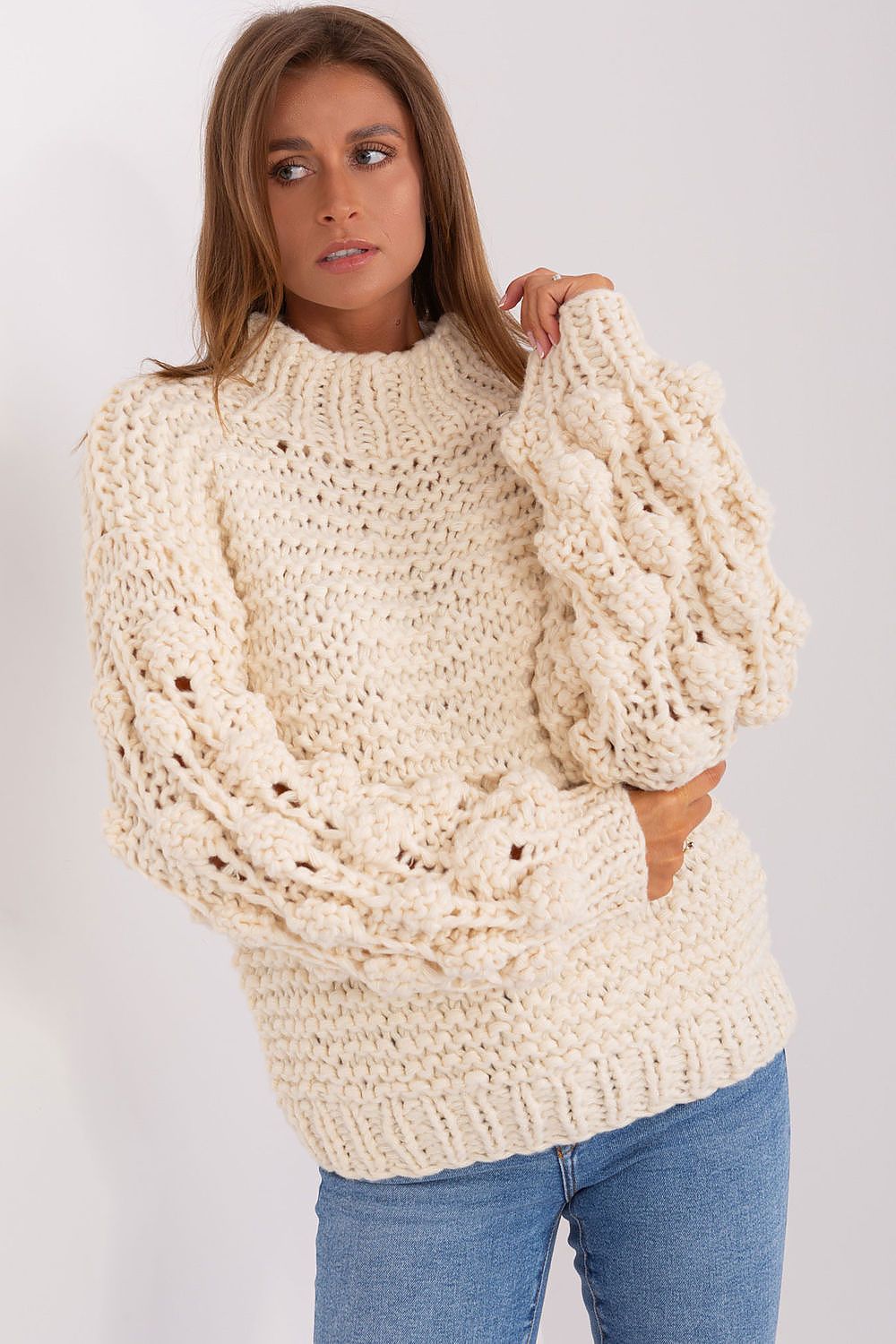 Puffed Sleeve Cozy Jumper