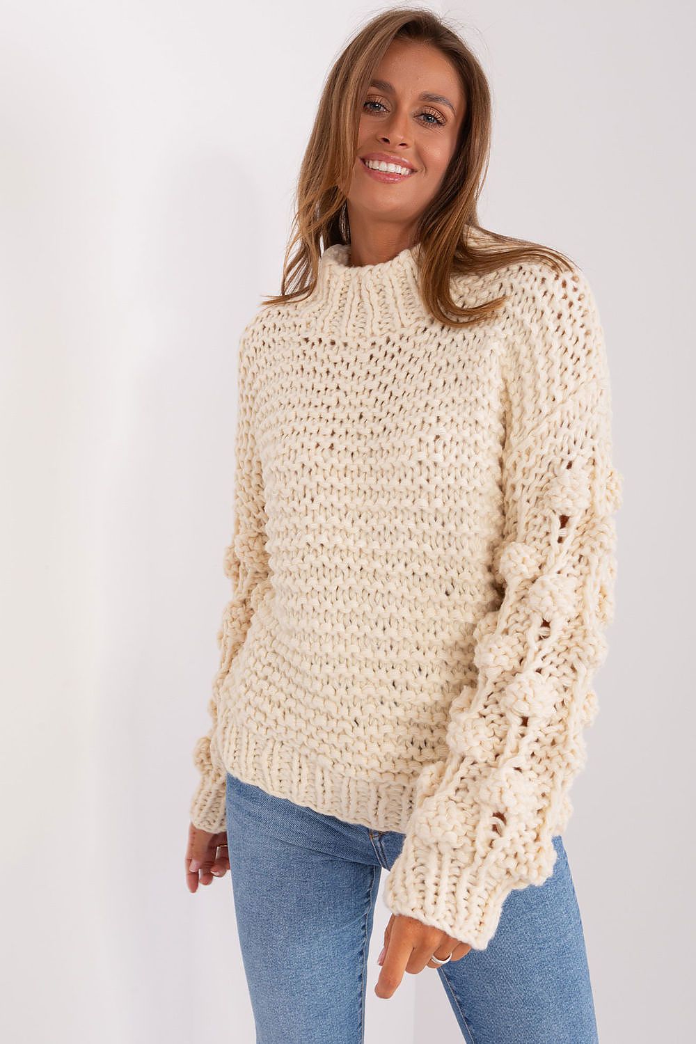 Puffed Sleeve Cozy Jumper