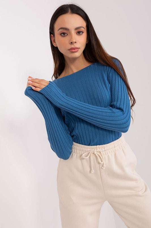 Ribbed Elegance Sweater