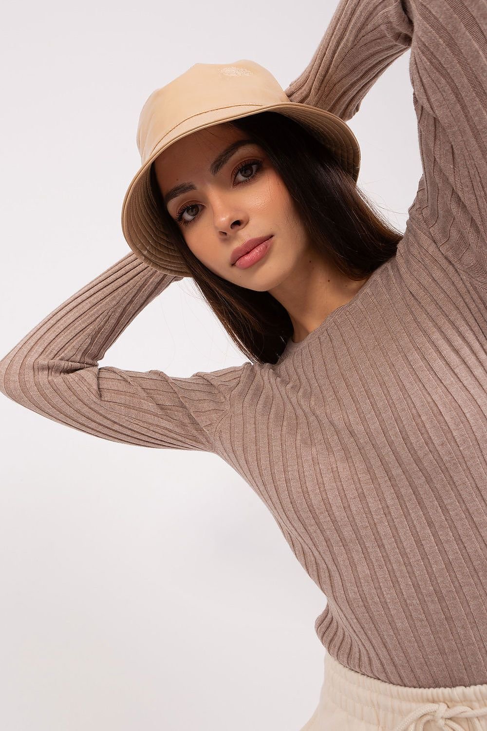 Ribbed Elegance Sweater