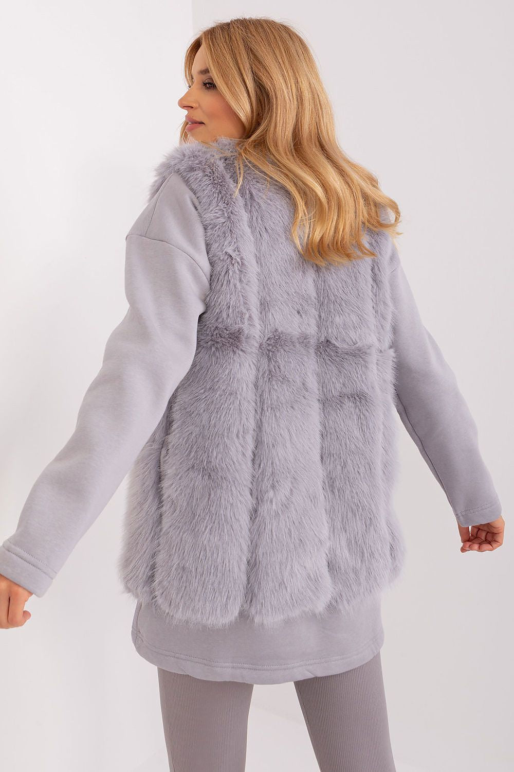 Soft Fur Gilet with Practical Pockets - Michelle & Kenza Co.