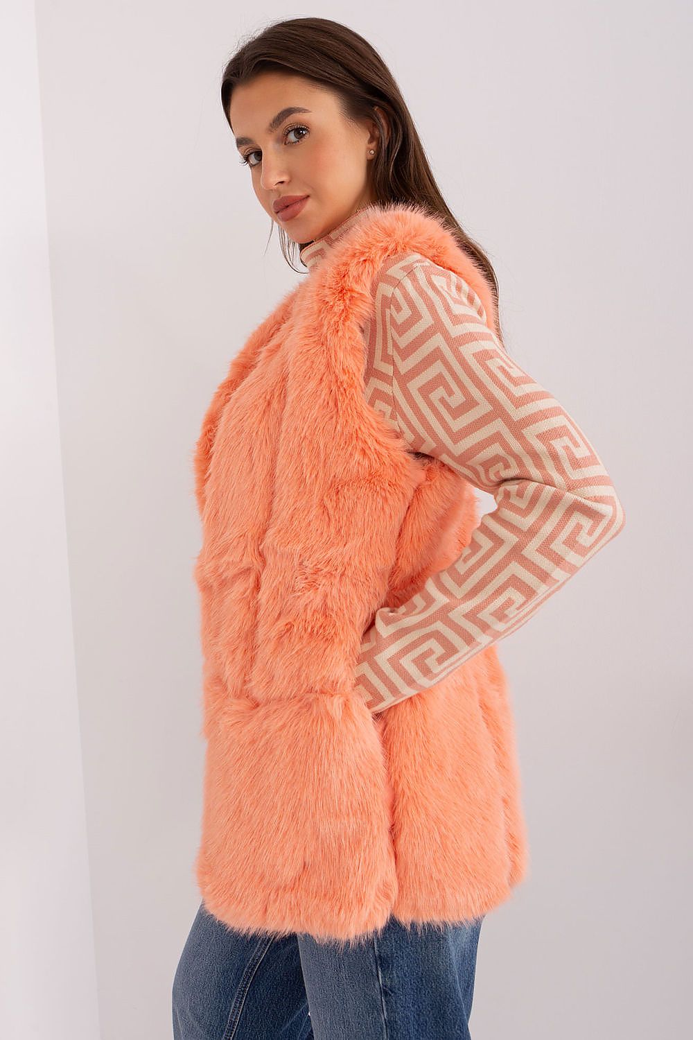 Soft Fur Gilet with Practical Pockets - Michelle & Kenza Co.