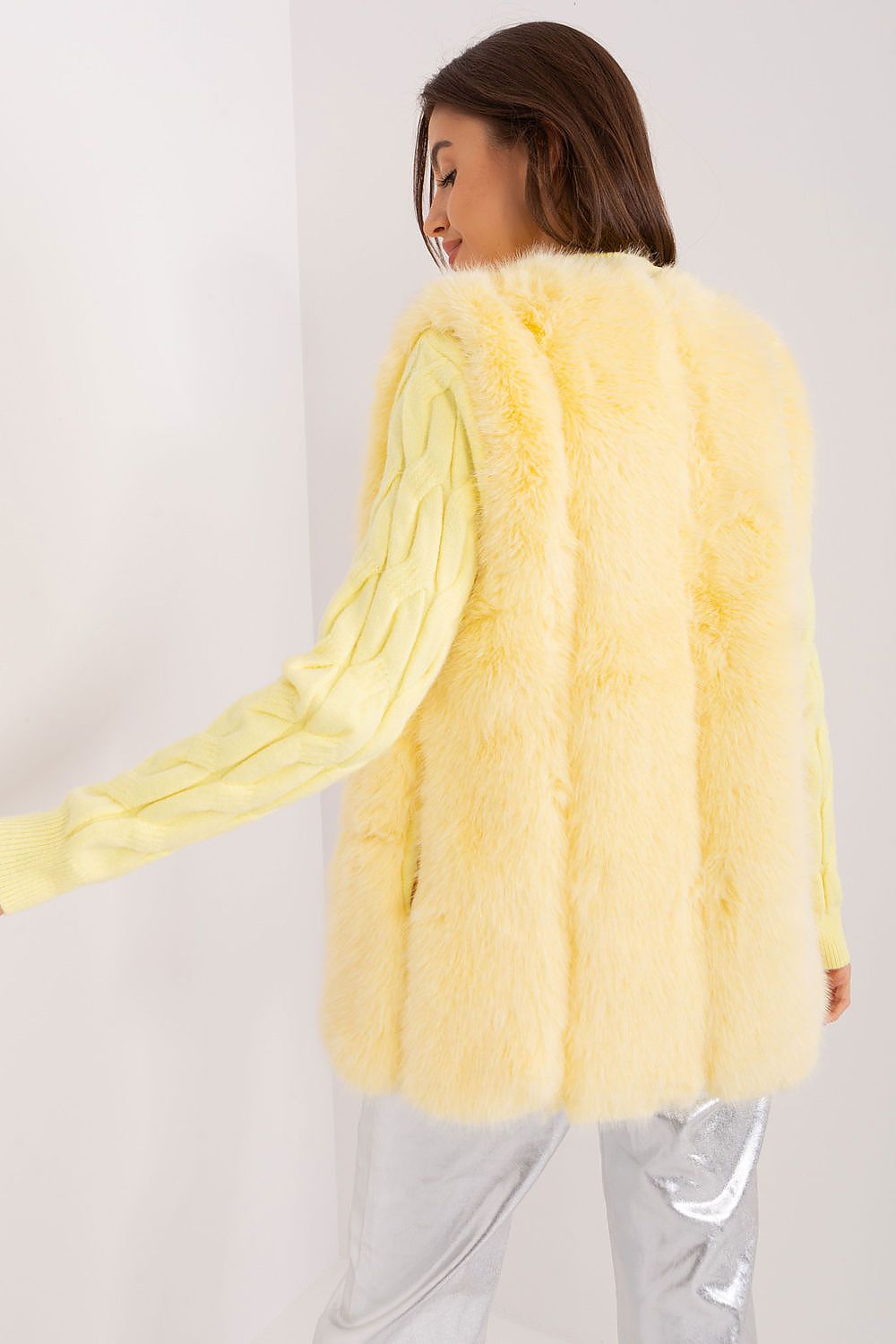 Soft Fur Gilet with Practical Pockets - Michelle & Kenza Co.