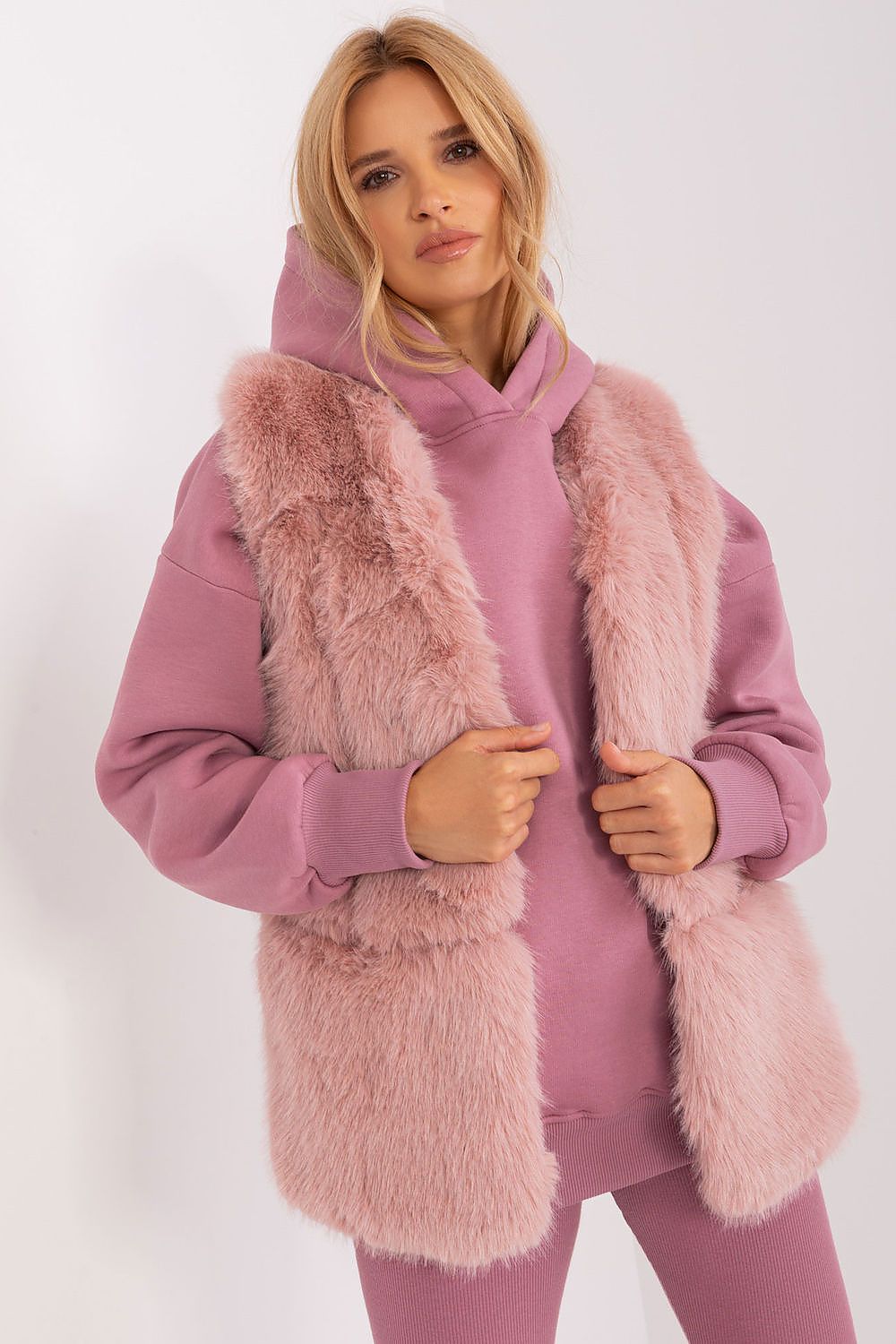 Soft Fur Gilet with Practical Pockets - Michelle & Kenza Co.