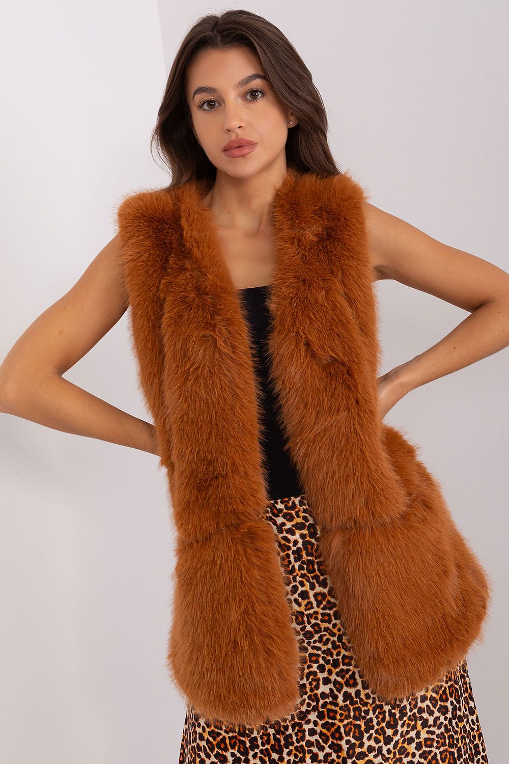 Chic Casual Fur Vest