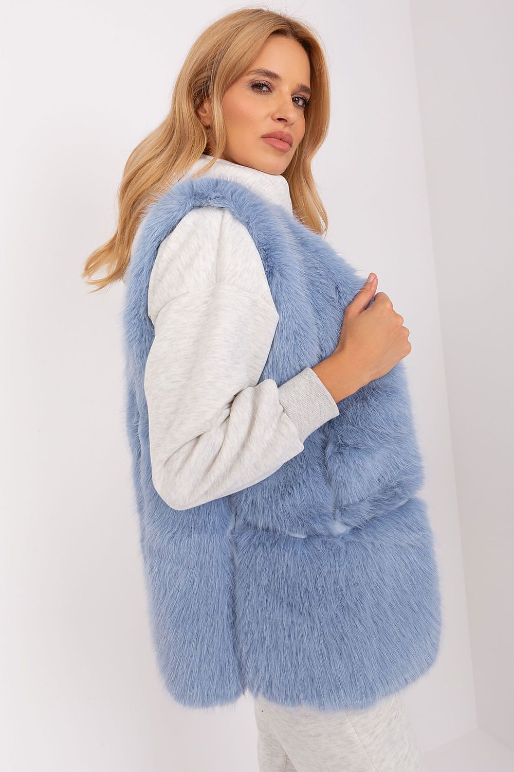 Chic Casual Fur Vest