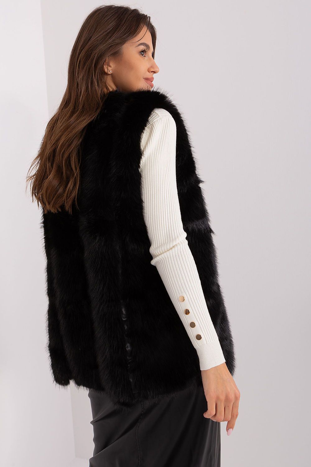 Chic Casual Fur Vest