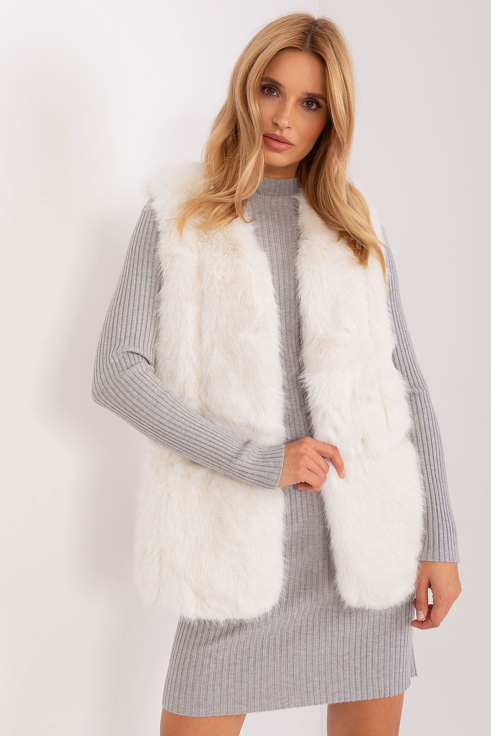 Chic Casual Fur Vest