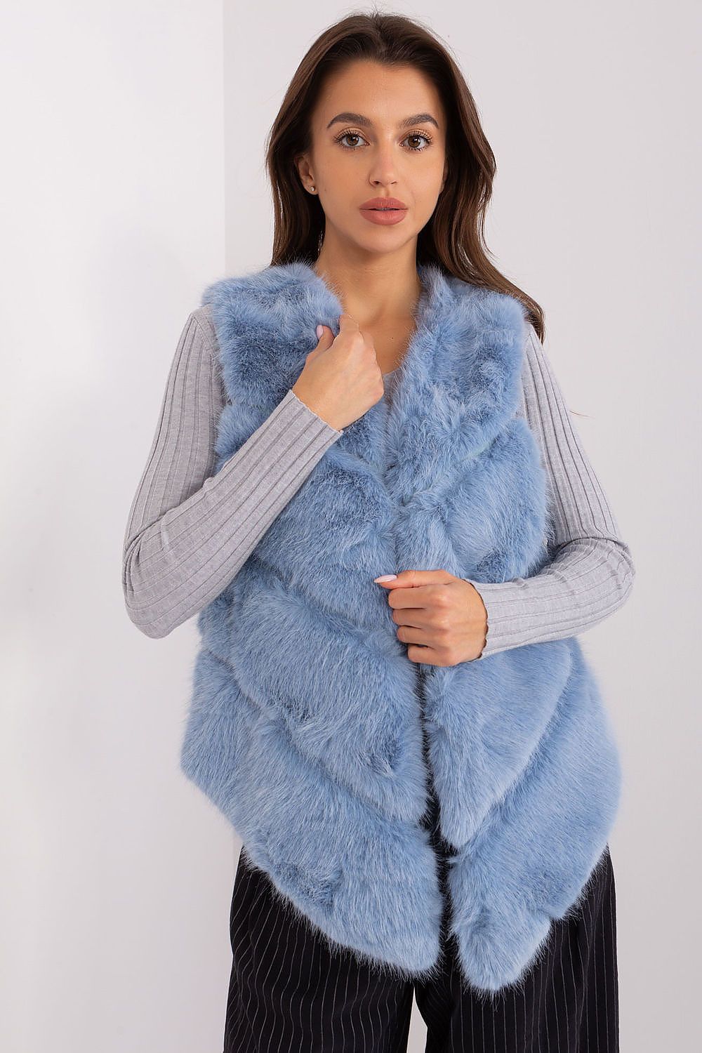 Faux Fur Gilet with Practical Pockets - Michelle & Kenza Co.