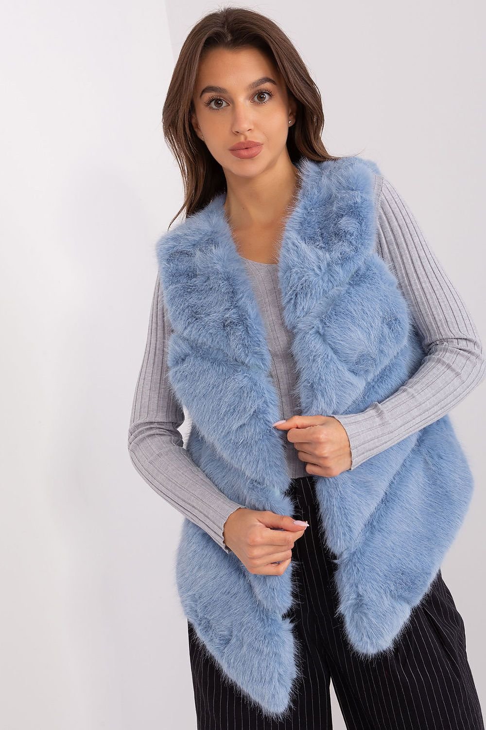 Faux Fur Gilet with Practical Pockets - Michelle & Kenza Co.