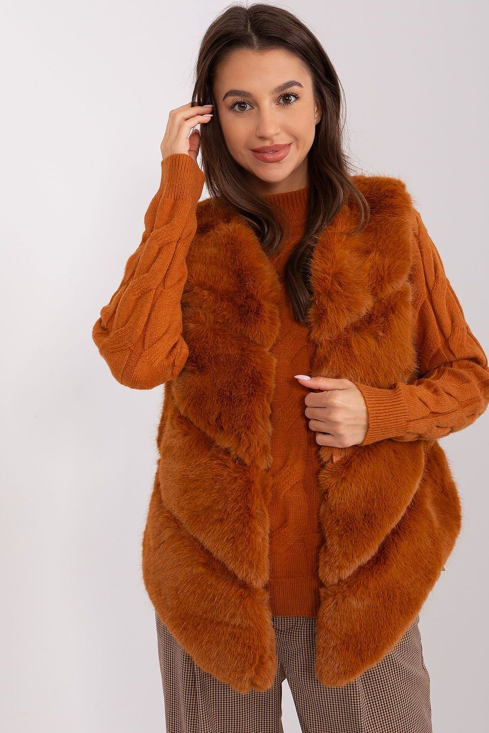 Faux Fur Gilet with Practical Pockets - Michelle & Kenza Co.