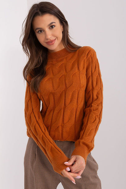 Cotton Jumper with Turtleneck - Michelle & Kenza Co.