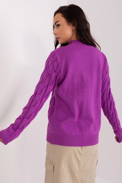 Cotton Jumper with Turtleneck - Michelle & Kenza Co.