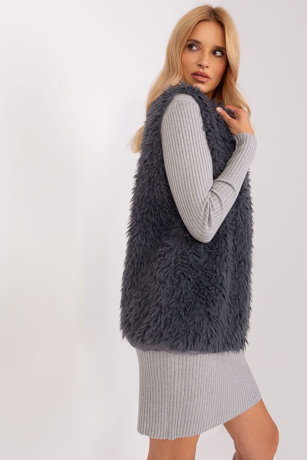 Chic Casual Fur Vest