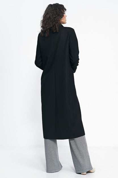 Oversized Black Elegant Coat